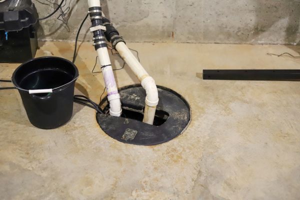 Basement Drainage Installation in Leander