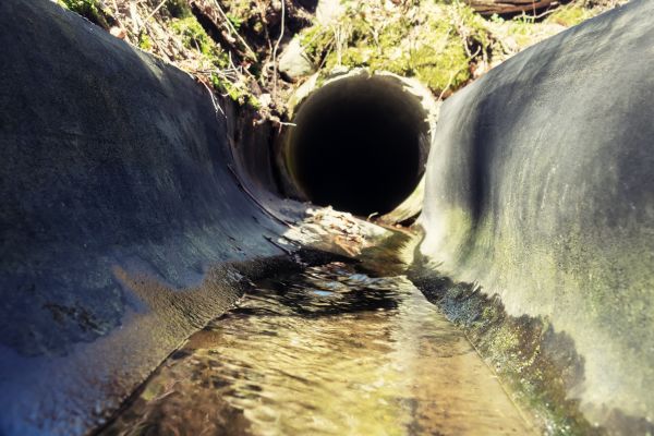 Drainage Swale Installation in Leander